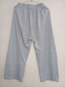 Gray Wide Leg Sweatpants