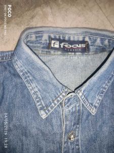DENIM BOXY FIT SHIRT