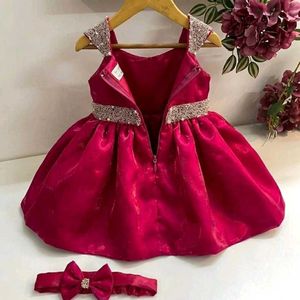 Girls Frock with Headband
