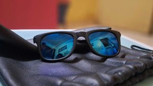 Blue Wayfarer Sunglasses