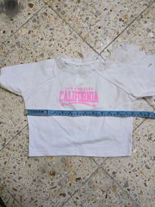 White California Crop Top