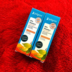 Pilgrim 10% Vitamin C Face Serum Duo