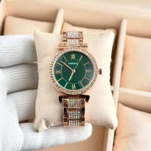 Fossil Women's Rose Gold Watch with Diamonds