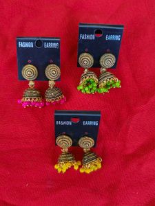 Stylish Jhumka Earrings Set