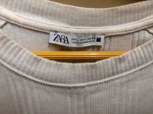 Zara Ribbed Knit Top