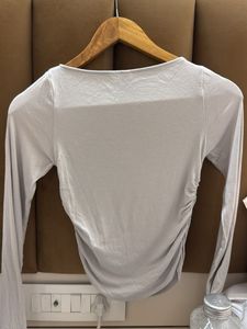 Chic Ruched Long Sleeve Top