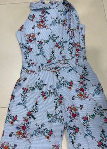 Floral Print Jumpsuit