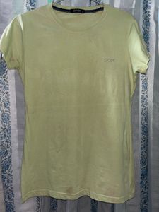 Light Green Crew Neck T-Shirt