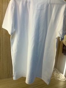 Men's White Polo T-Shirt