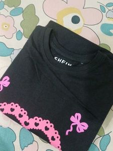 Black "In My Delulu Era" Graphic Tee