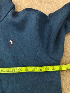 Men's Blue Fleece Zip-Up Jacket