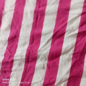 Pink &amp; White Striped Tank Top