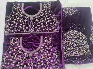 Excellent Velvet Lehenga New Condition