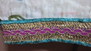 Vibrant Unique Tamil Alphabet Scarf/Dupatta