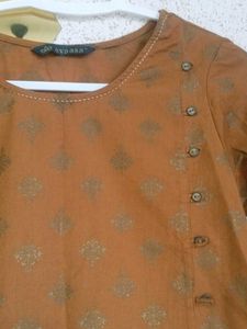 Stylish Brown Printed Kurta
