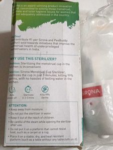 Sirona Menstrual Cup Sterilizer