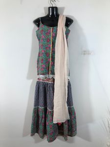 Multi Colour Printed Kurta Set(Women’s)