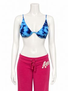 TODAY’ S OFFER Blue Tie-Dye Bikini Top