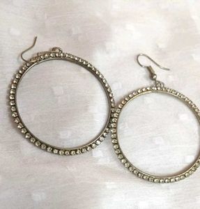 Sparkling Hoop Earrings