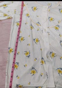 Floral Print Button Down Top
