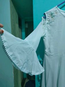 Elegant Sea Blue Gown