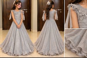Sparkling Silver Party Gown