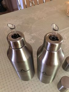 ATLASWEAR 2-Piece Stainless Steel Oil Dispenser 10