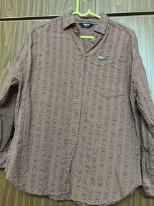Max Women's Textured Button-Up Shirt
