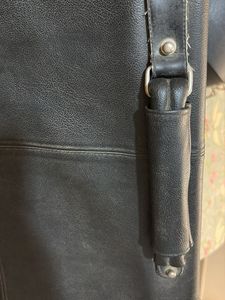 Classic Black Leather Briefcase