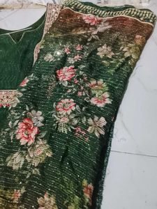 Embroidered Green Kurta size ( Xl )