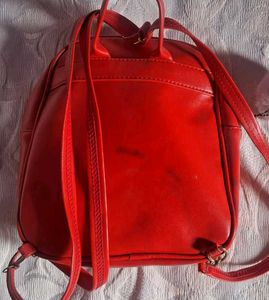 Cute Red Striped Fox Backpack