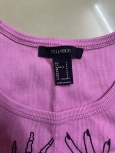 Forever 21 Graphic Crop Tank