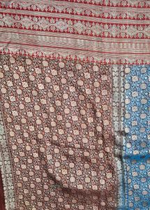 Beautiful Blue Banarasi Silk Saree