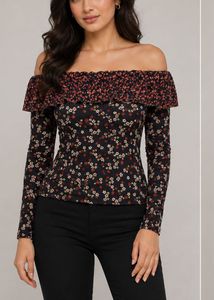 Floral Off-Shoulder Top