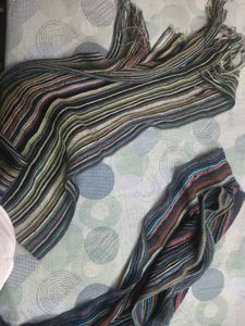 Striped Scarf Set - Two Scarves