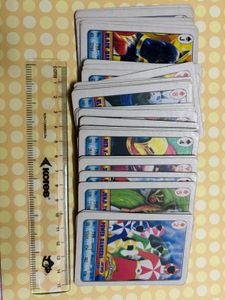 Power Rangers trump Card set