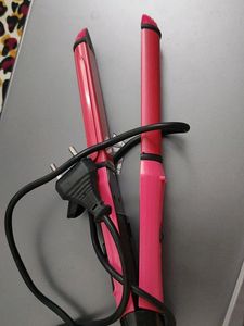 Hair Straightener With Curler