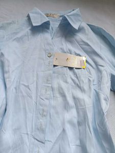 Light Blue Button-Up Shirt