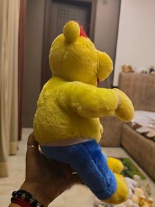 Vintage Yellow Bear Plush Toy