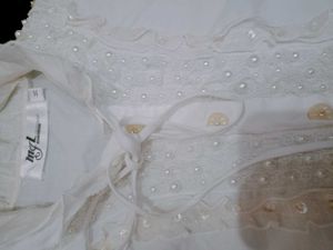 Elegant White Ruffle Blouse