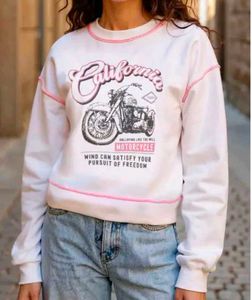 California Motorcycle Graphic Sweatshirt