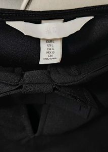Black Cami Top with Bow Detail H&amp;M