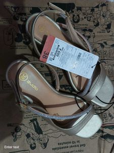 Zudio Gold Sandals - New with Tags