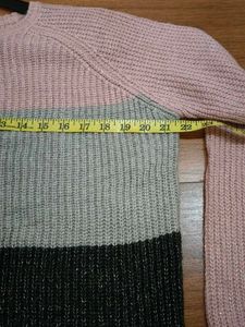 Stylish Color Block Knit Sweater