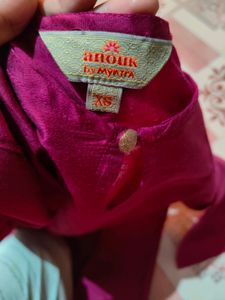 A-Line  Kurta Trouser Set