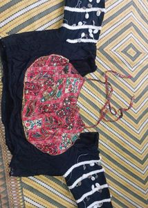 Boho Patchwork Ethnic Gown