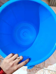 Durable Blue Plastic Bucket