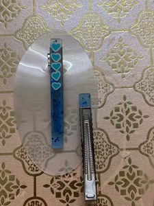 Resin Blue Hair Clip