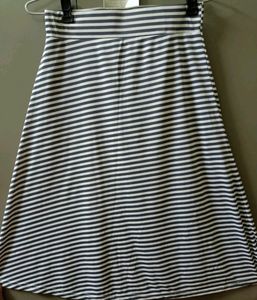 Blue Stripped Skirts
