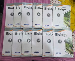 ALLEN Pre-Medical Biology Books 1-12